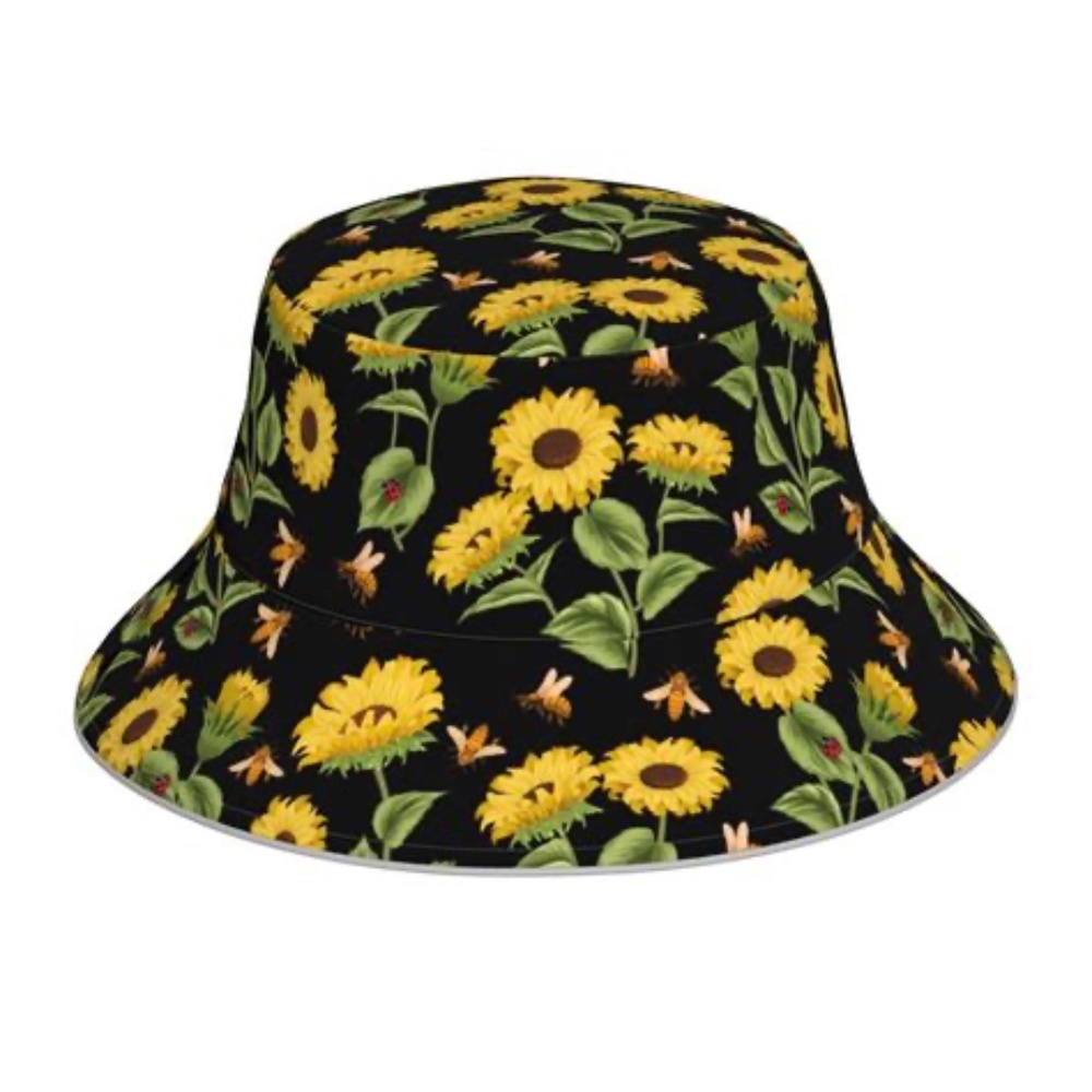 New Sunflower Reversible Bucket Hat